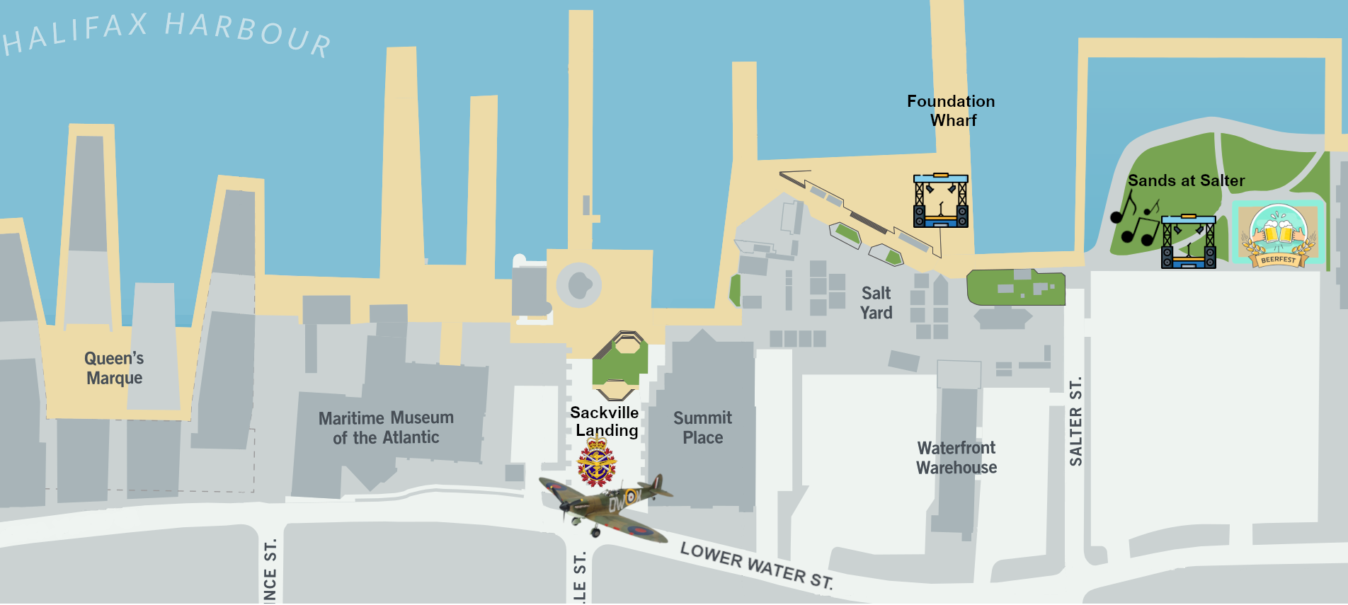 Halifax Waterfront Map
